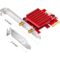 Cudy AX5400 WiFi 6E Bluetooth 5.3 PCI-E Adapter