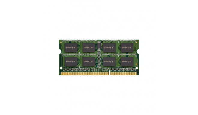 Sülearvuti mälu PNY SODIMM, DDR3, 8 GB, 1600 MHz, (SOD8GBN12800/3L-SB)