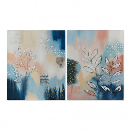 Maal DKD Home Decor Branches Abstraktne 80 x 4 x 100 cm Kaasaegne (2 Ühikut)