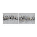 Maal DKD Home Decor 120 x 2,8 x 80 cm Abstraktne Loft (2 Ühikut)