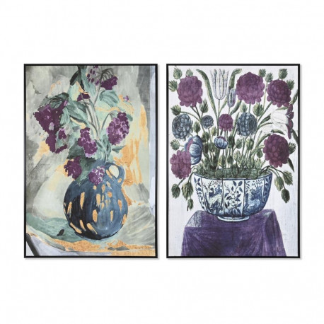 Canvas DKD Home Decor polystyrene Canvas 83 x 4,5 x 122,5 cm