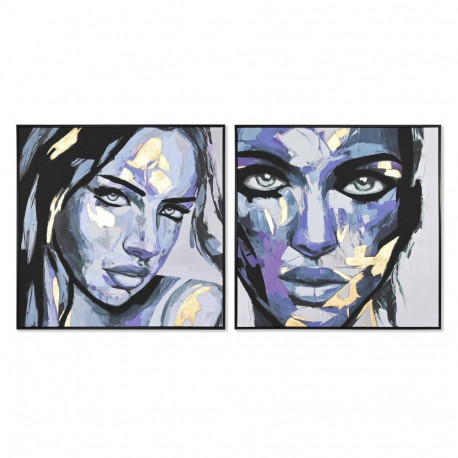 Maal DKD Home Decor 103 x 4,5 x 103 cm Daam Kaasaegne (2 Ühikut)