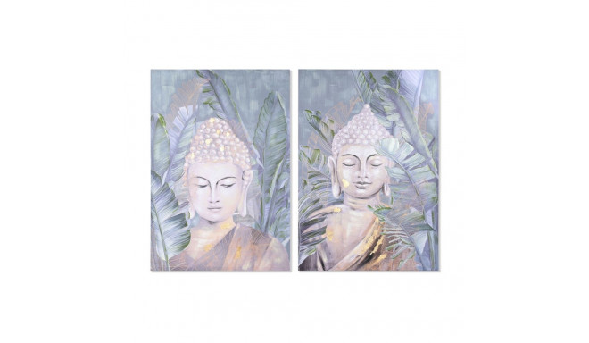 Canvas DKD Home Decor Fir Canvas 80 x 3 x 120 cm 80 x 2,8 x 120 cm