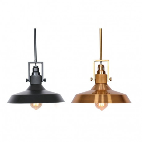 Laevalgusti DKD Home Decor Must Kuldne Metall 50 W (2 Ühikut)