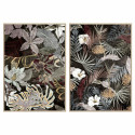 Maal DKD Home Decor Troopiline Taime leht 83 x 4,5 x 122,5 cm 83 x 4,5 x 123 cm (2 Ühikut)