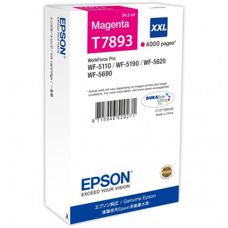 "Epson Tinte T7893 magenta XXL T7893"