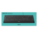 Keyboard - Logitech K280E Pro - USB QWERTY US International Version Black