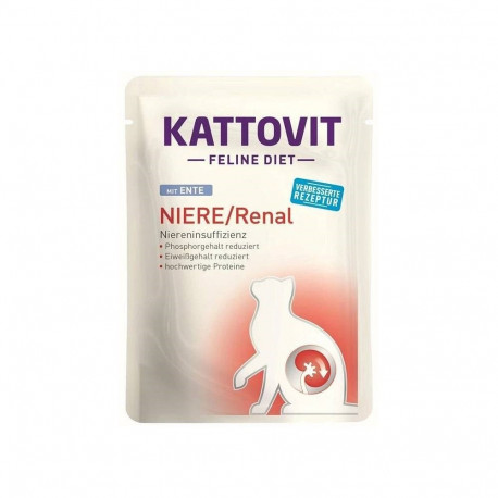 Cat Food - Kattovit Feline Diet Niere/renal Duck 85g