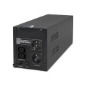 Uninterruptible Power Supply (ups) - Qoltec 1.5kva 900w, Black