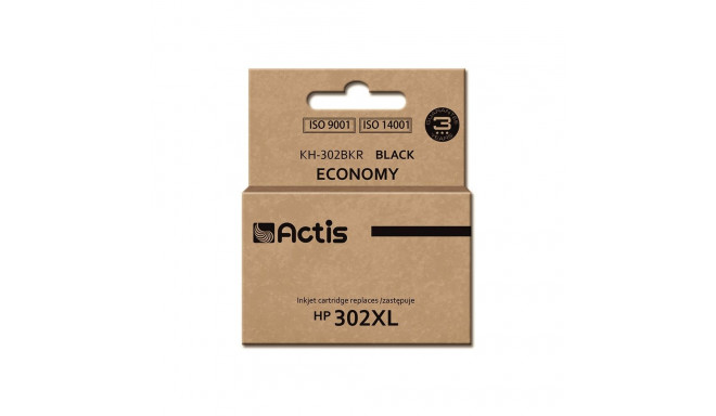 Ink Cartridge - Actis KH-302BKR Replacement for HP 302XL 20ml Black