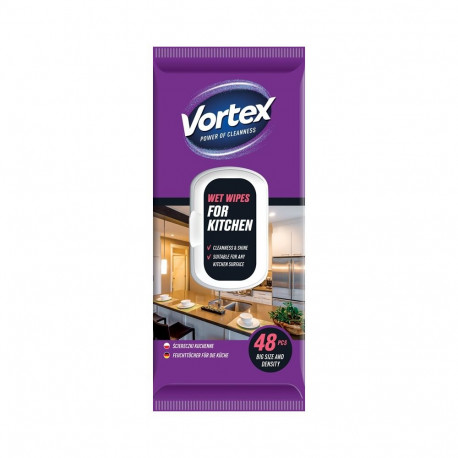 WET VIPES VORTEXFOR KITCHEN 48PCS