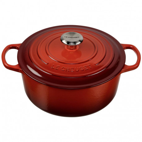 Le Creuset Signature Roaster round 26cm cherry red (21177260602430)