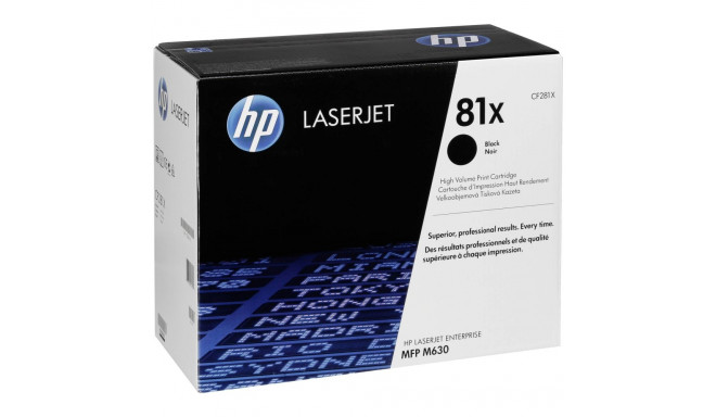 HP Cartridge No 81X HP81X HP 81X must (CF281X)