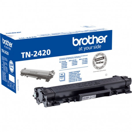 Brother TN-2420 must kassett (TN2420)