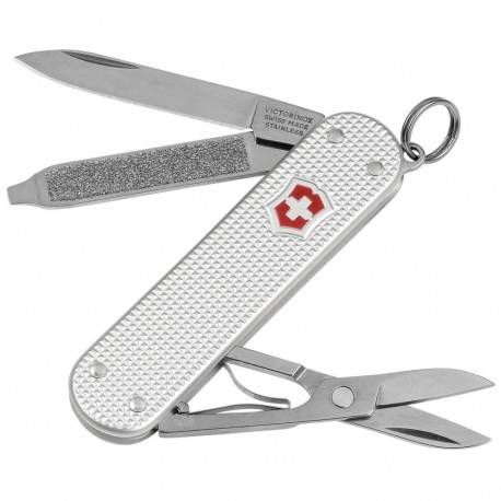 Victorinox Classic Alox Šveitsi taskunuga hõbedane V-0 62 V0 62 Victorinox62 Victorinox 62 21 26 Vic