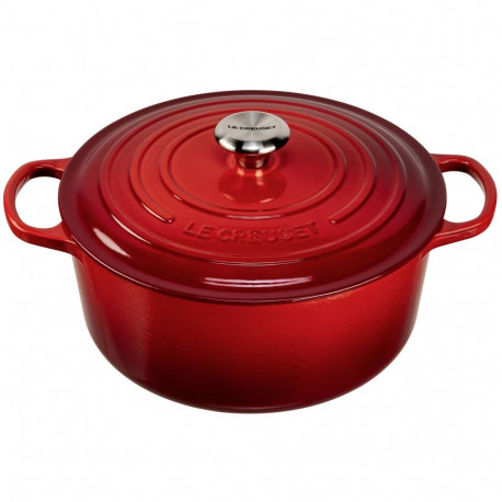 Le Creuset Signature Roaster round 28cm cherry red (21177280602430)