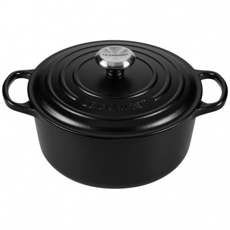 Le Creuset Signature ümmargune röstimisnõu 24cm must (21177240000430)