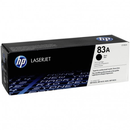 HP Cartridge No 83A HP83A HP 83A Black Schwarz (CF283A)