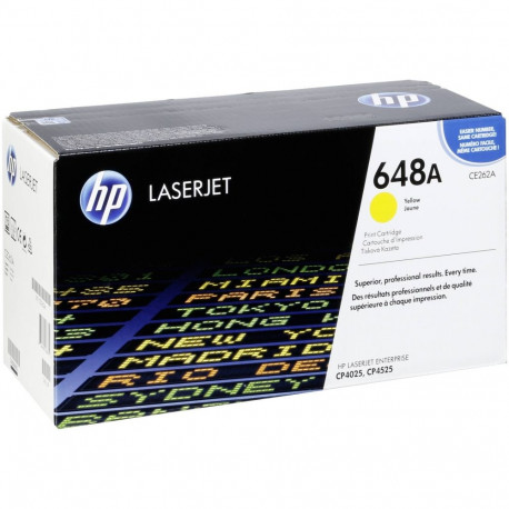 HP Cartridge No 648A HP648A HP 648A Yellow Gelb (CE262A)