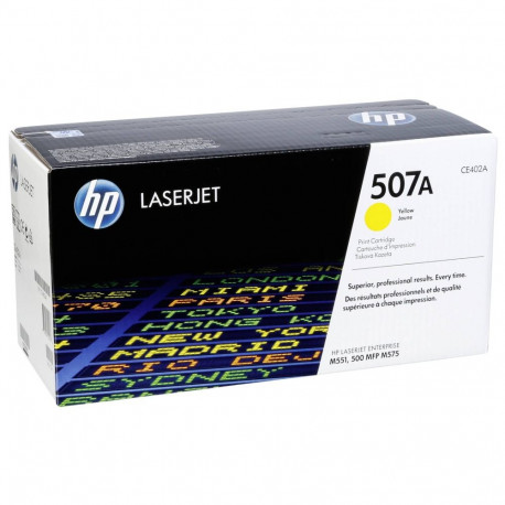 HP Cartridge No 507A HP507A HP 507A kollane (CE402A)