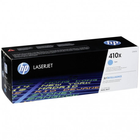 HP Cartridge No 410X HP410X HP 410X tsüaan HC (CF411X)