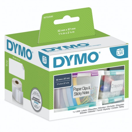 Dymo Schriftband 11354 valge paber (S0722540)