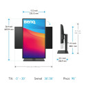 BenQ Monitor DesignVue PD2506Q PD Series (9H LLDLB QBE) BenQLLDLB BenQ LLDLB