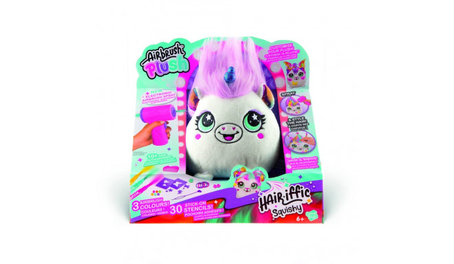 AIRBRUSH Hair´iffic õhupintsliga pehme loom Squish Pal