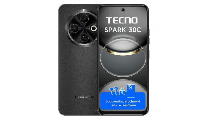 Tecno Spark 30C 8/256GB must nutitelefon (4894947051760)