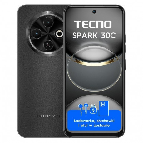 Tecno Spark 30C nutitelefon 6/128GB must