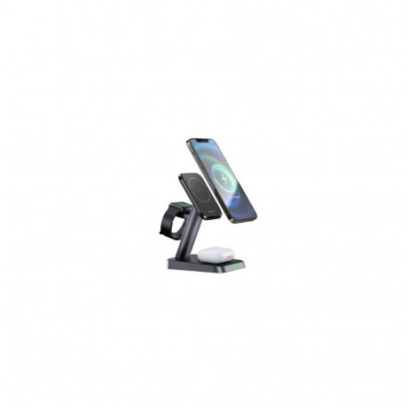 Acefast E3 desktop three-in-one wireless charging stand Black