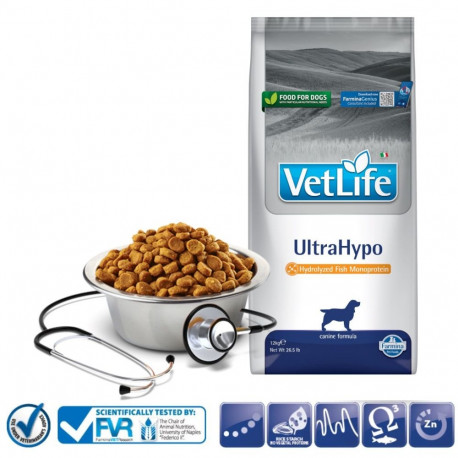 Dry Dog Food - FARMINA Vet Life UltraHypo 12 kg