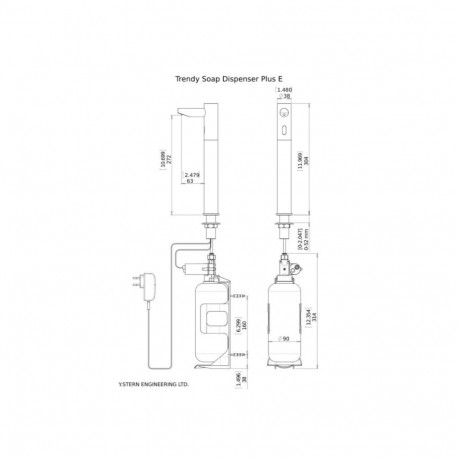 STERN MF Trendy automatinis muilo dozatorius