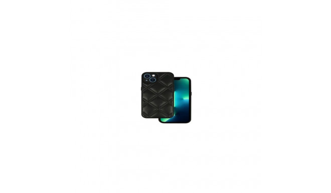 iLike Apple IPHONE 14 LEATHER 3D CASE Black