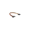 Gembird CABLE POWER EXTENSION SATA/0.3M CC-SATAMF-01