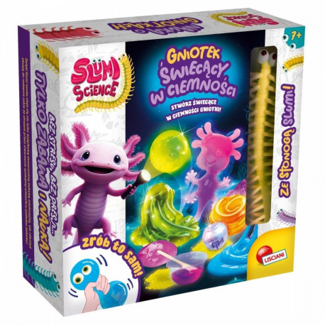 Zestaw slumi science - gniotek ĹwiecÄcy w ciemnoĹci