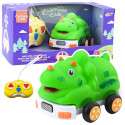 RC kaugjuhitav auto väikelapsele dinosaurus roheline