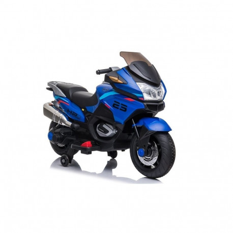 Laste akumulaatormootorratas XMX609 MP3 LED-tuled, sinine