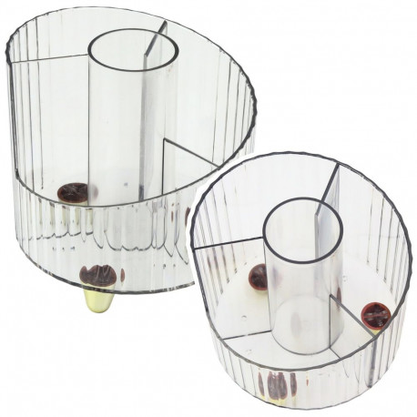 organisaator kooli- ja kontoritarvetele läbipaistev valge