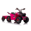 Quad Na Akumulator XMX630T Różowy Z Przyczepą