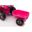 Quad Na Akumulator XMX630T Różowy Z Przyczepą