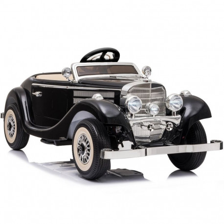 Mercedes elektriauto 540K klassikaline Premium LED-tuled MP3, must