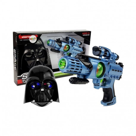 Pistolet Laserowy Maska Wojownika Kosmosu Zestaw