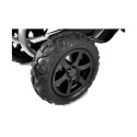Gokart B012 pumbatavad rattad must
