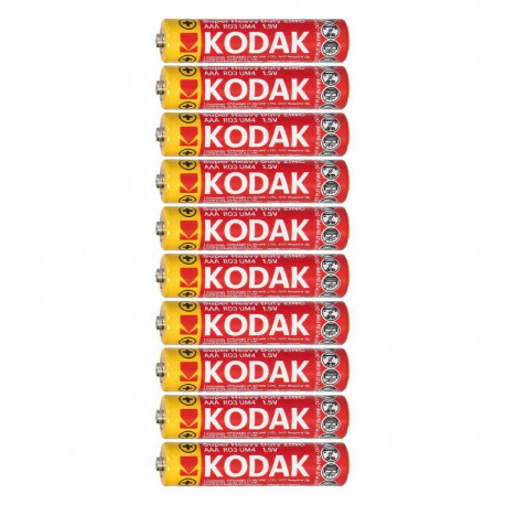 Baterie Kodak ZINC Super Heavy Duty AAA LR03, 10 tk