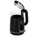 Kettle 1.7 l LED display, temperature control AD 1305 black gold