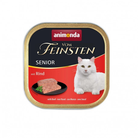 Wet Cat Food - ANIMONDA Vom Feinsten Senior With Beef 100g