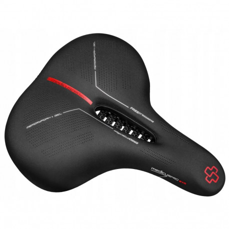 Bicycle Saddle - Wittkop Medicus PROevo 3.0 Gel Ventilated Black