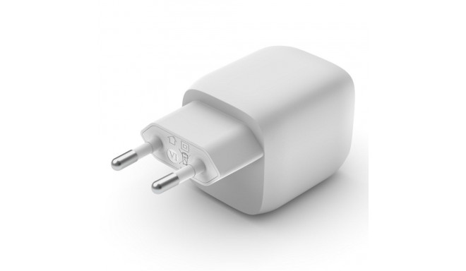 Charger - Belkin WCH011vfWH 45W Dual USB-C Fast Charging White