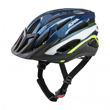 Cycling Helmet - Alpina MTB17 Dark Blue-Neon 54-58